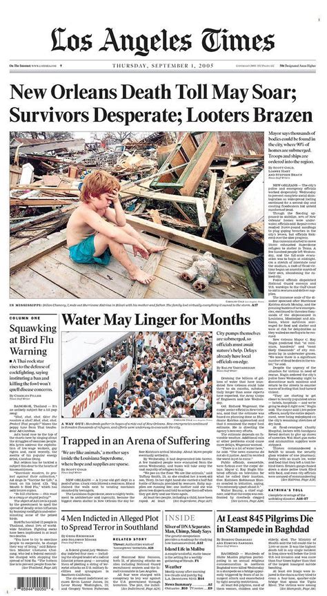 The Front-Page Photos That We Can't Forget From Hurricane Katrina ...