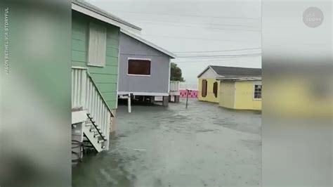 Aerial Hurricane Dorian video, photos show Bahamas damage, flooding