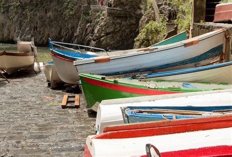 Premium Photo | Fishing boats in south italy