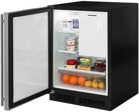 Marvel ML24RIP5LP 24 Inch Built-In Panel Ready Refrigerator Freezer with Crescent Ice Maker ...