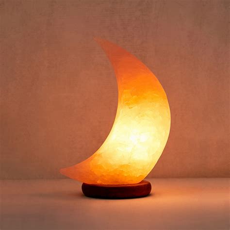 Crescent Moon Himalayan Salt Lamp | The Green Head