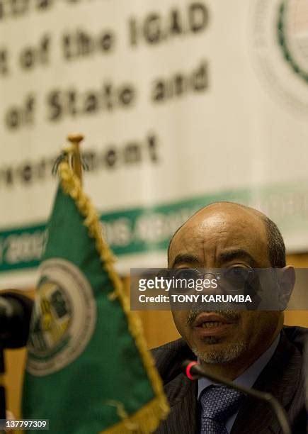 Presidents Of Ethiopia Meles Zenawi Photos and Premium High Res ...