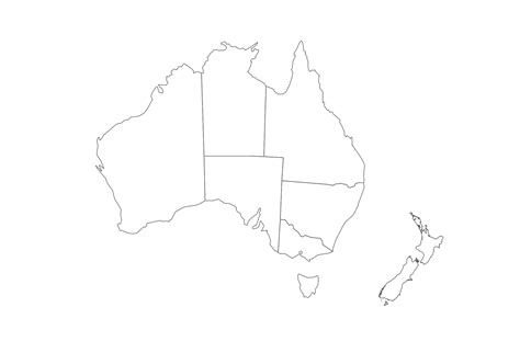 Geo Map - Australia - New Zealand