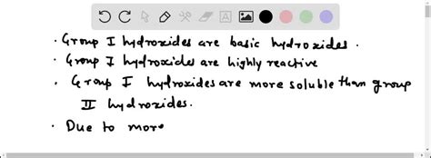 SOLVED: Explain why Group 1 hydroxides are much more corrosive to ...