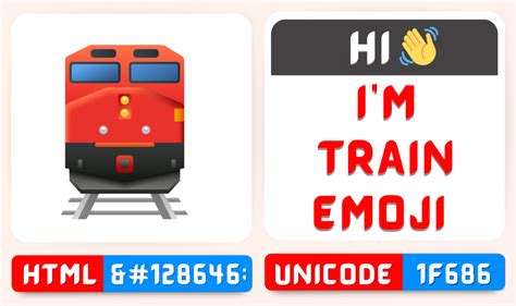 Train Emoji Copy Paste, 🚆 Meaning | Unicode