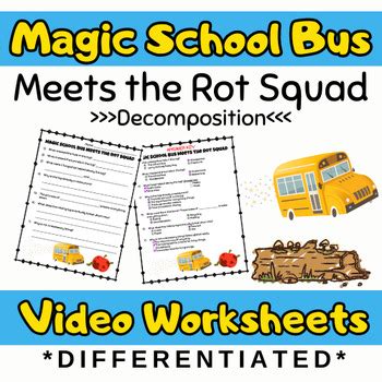 Magic School Bus Meets the Rot Squad Differentiated Video Questions