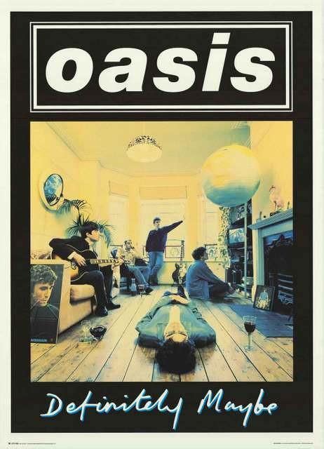 Oasis Definitely Maybe Album Cover 1994 Poster 25x35 | Definitely maybe, Oasis album, Album covers