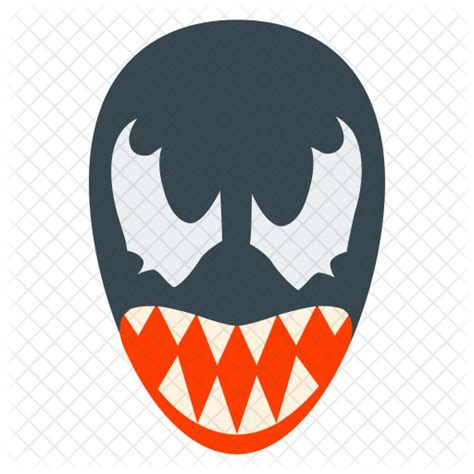 Venom head Icon of Flat style - Available in SVG, PNG, EPS, AI & Icon fonts