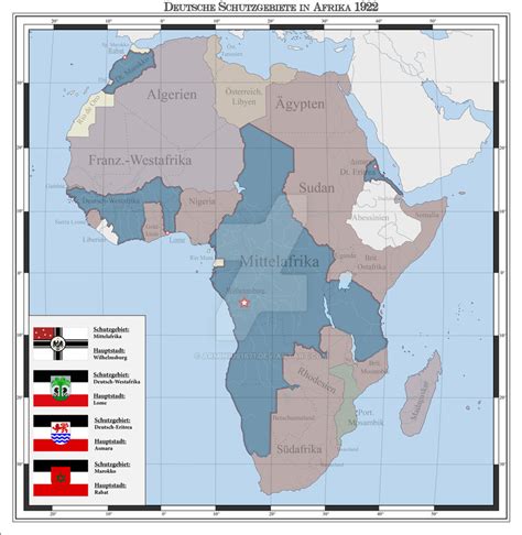 German colonies in Africa 1922 (alternate history) by Arminius1871 on ...