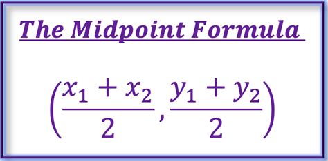 The Midpoint Formula