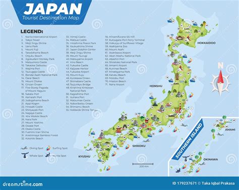 Tourist Map Of Japan - Alvina Margalit