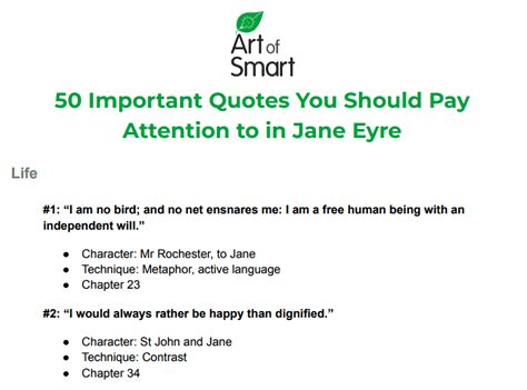 50 Important Quotes from Jane Eyre You Should Pay Attention To