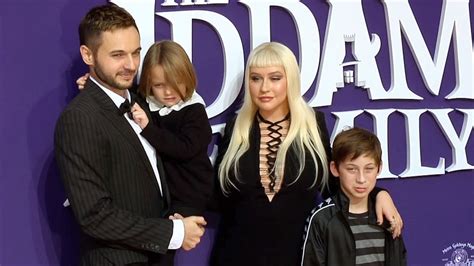 Christina Aguilera and Matthew Rutler "The Addams Family" World Premiere - YouTube