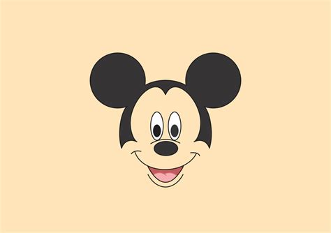 Mickey Mouse Minimalist Background by MinimalistBia on DeviantArt