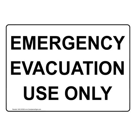 Emergency Evacuation Staging Area #____ Sign With Symbol NHE-30334