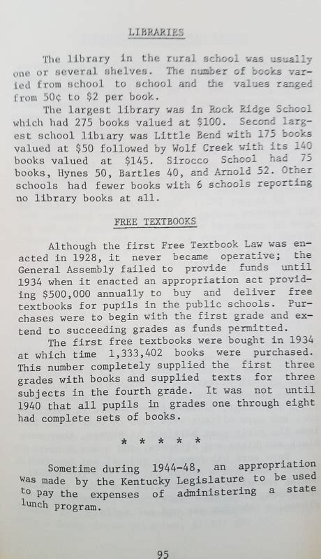 Historic Records - EARLY SCHOOLS OF MEADE COUNTY