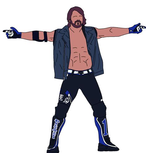 a drawing of a wrestler with his arms outstretched