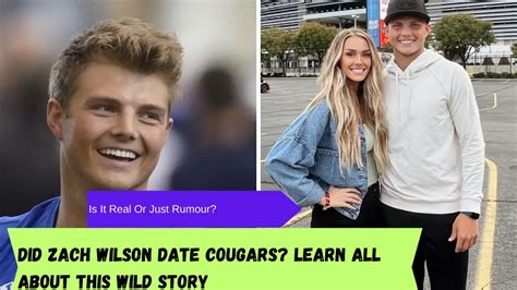 Zach Wilson's Dating Saga: Unveiling the Rumors About His Cougar ...