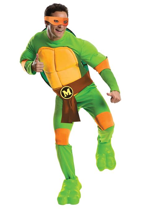 Deluxe TMNT Michelangelo Costume for Men