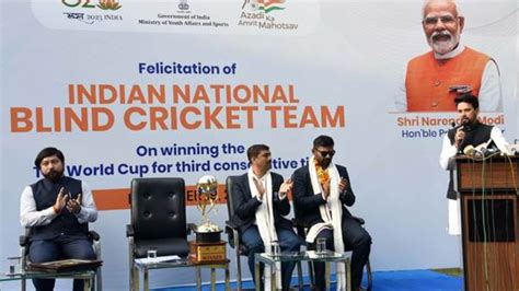 Shri Anurag Singh Thakur Felicitates The T20 World Cup 2022 Winning ...