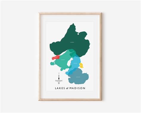 Madison Lakes Map - Etsy