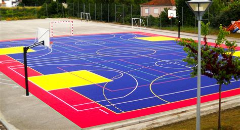 Outdoor Basketball Court | TVS Basketball Flooring