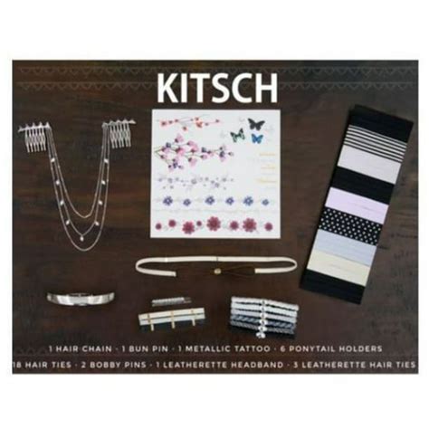 Kitsch Hair Accessories Kit, Beauty Box, Silver - Walmart.com - Walmart.com