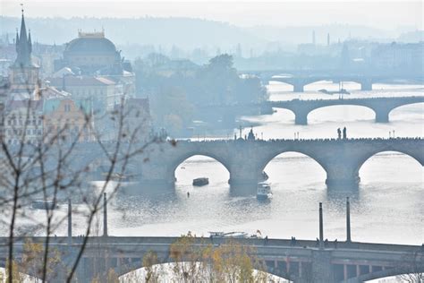 Premium Photo | Prague bridges over the vltava