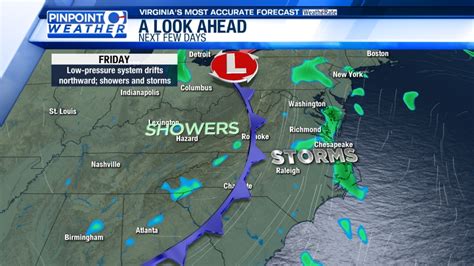 Pinpoint Weather: Off-and-on rain Friday, warmer weekend