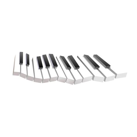 Digital piano Black and white Musical keyboard - Piano keys png ...