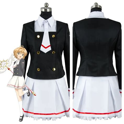 CardCaptor Sakura Cosplay Costume Sakura Kinomoto School Uniform-in ...