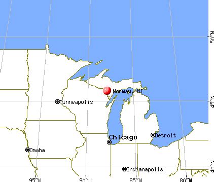 Norway, Michigan (MI 49870, 49892) profile: population, maps, real ...