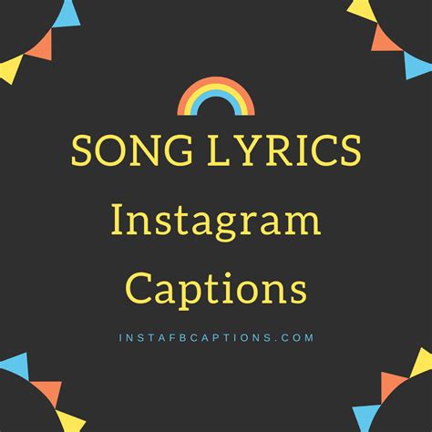 50+ Best SONG LYRICS Instagram Captions 2021 - Instafbcaptions