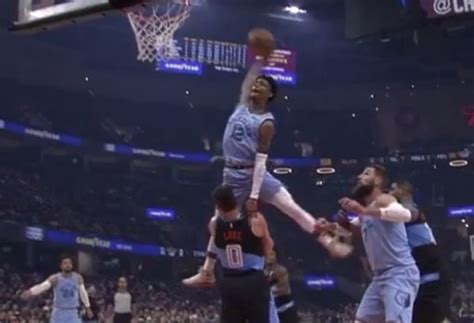 Video: Ja Morant Nearly Completes Dunk of the Decade on Kevin Love - Cavaliers Nation