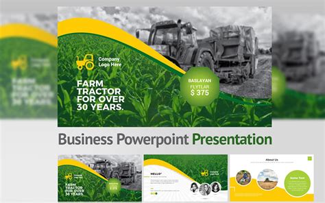 Garden Farm PowerPoint template #101222 - TemplateMonster