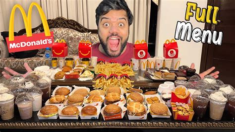 I ORDERED the entire McDonald's Menu | TOO EXPENSIVE !!! - YouTube