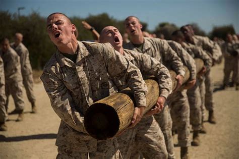 Recruits with Kilo Company, 3rd Recruit Training Battalion, perform ...