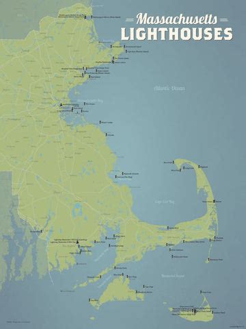 Massachusetts Lighthouses List - Best Maps Ever