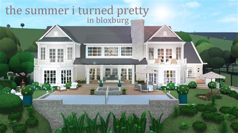 the summer i turned pretty house in bloxburg (tsitp) | ROBLOX - YouTube