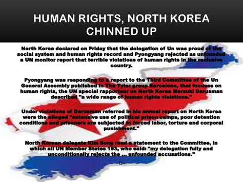 Human rights, north korea chinned up