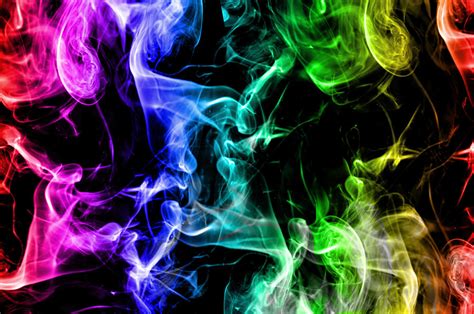 Colorful smoke on black background Digital Art by Baker Jarvis - Fine ...