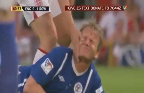 VIDEO: Gordon Ramsay takes a battering at Soccer Aid 2012 - Football Burp