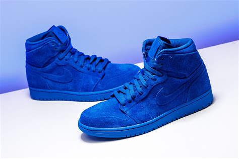 Air Jordan 1 High Retro "Blue Suede" Under Retail — Sneaker Shouts