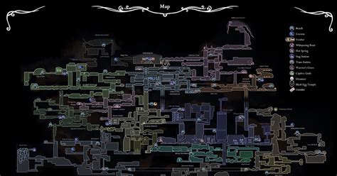 Mapa y localización de todo para lograr el 107% en Hollow Knight Steam ...