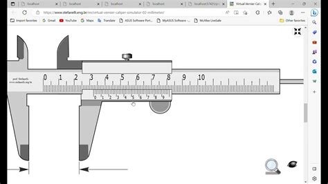 Virtual Vernier Caliper simulator in 0 02 Millimeter Prof Eduardo J ...