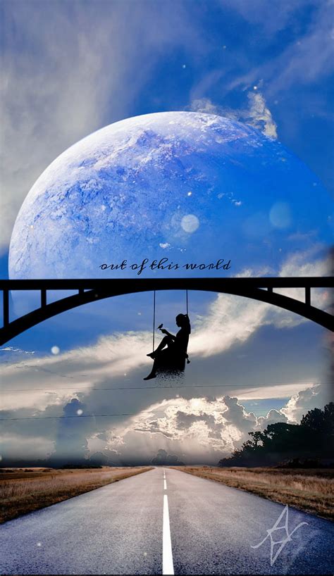 Out of this world, aesthetic, blue, citizen, peace, planets, quote, shadow, space, HD phone ...