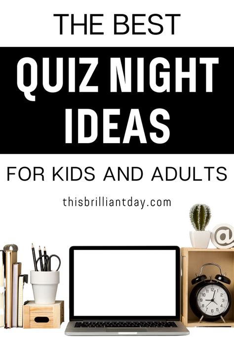 The Best Quiz Night Ideas for Kids and Adults | Quiz, General knowledge ...