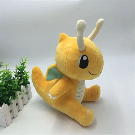 Hot Anime Dragonite Plush Toys Cute Mini Cartoon Genius Soft Stuffed Animals Doll for Kids ...