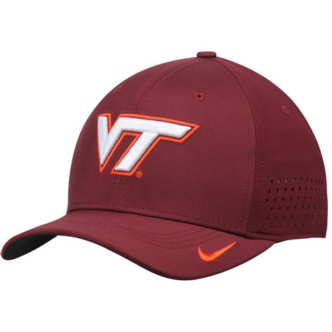 Nike Virginia Tech Hokies Maroon Sideline Vapor Coaches Performance ...