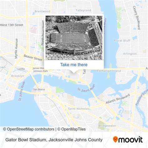 How to get to Gator Bowl Stadium in Jacksonville by bus?